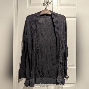 Club Monaco Blue Linen Lightweight Cardigan